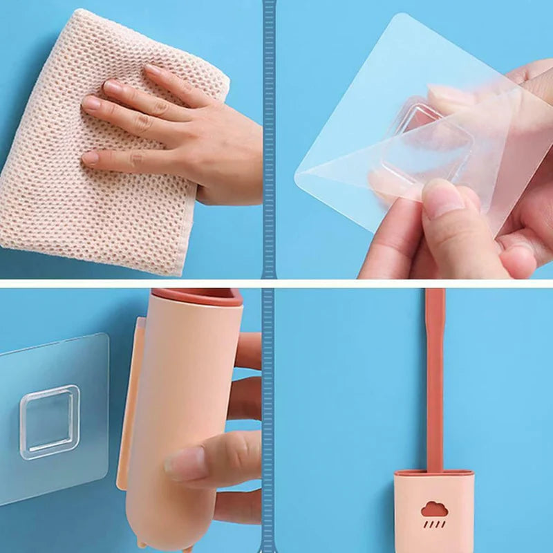 1410l Silicone Toilet Brush Flexible Soft Bristle Brush With Quick Dry Holder Cleaning Brush For Toilet Accessories ( Without Sticker Box )