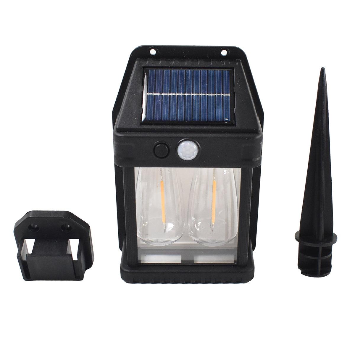 18W Solar Wall Double Lights / Lamp with 2 Modes & Motion Sensor (1 Pc)