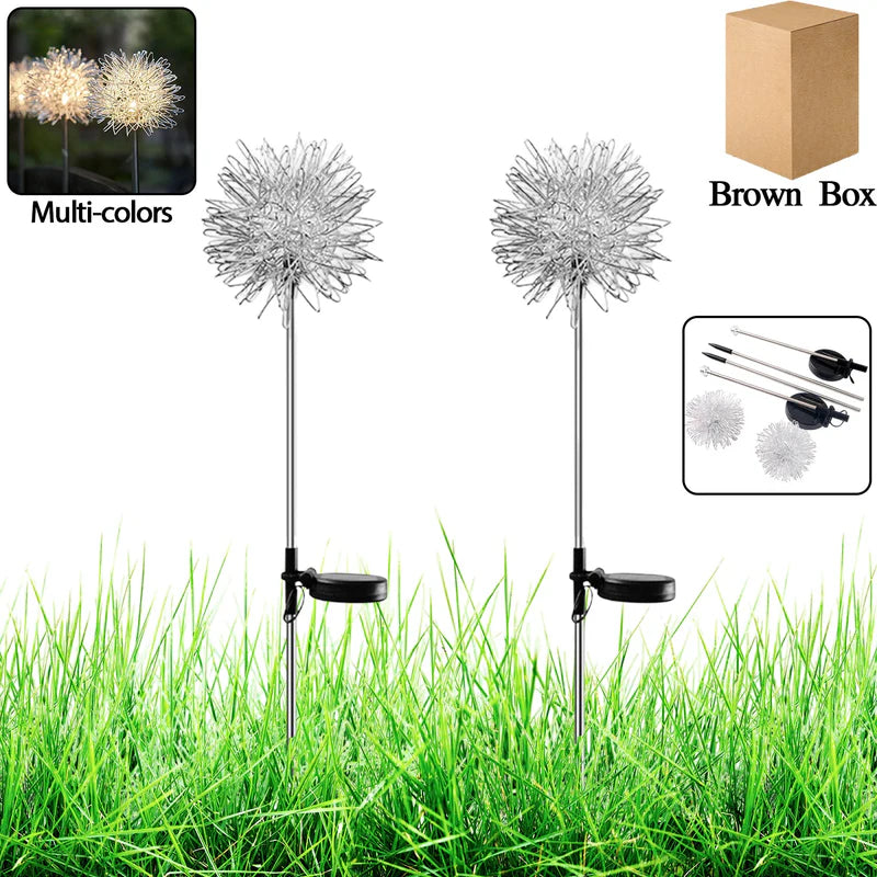 Solar Powered Dandelion Garden Lights (2 Pc