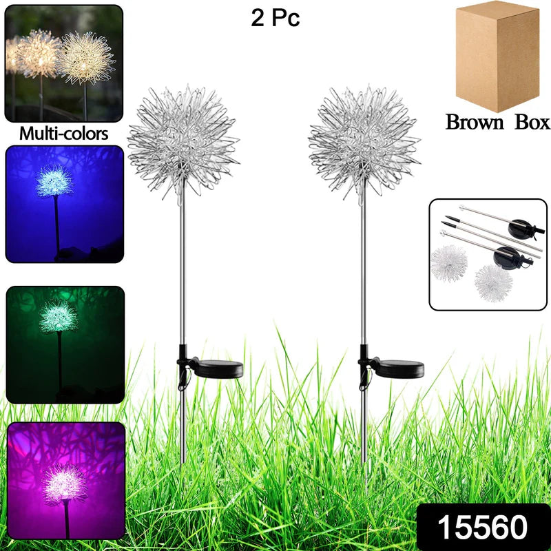 Solar Powered Dandelion Garden Lights (2 Pc
