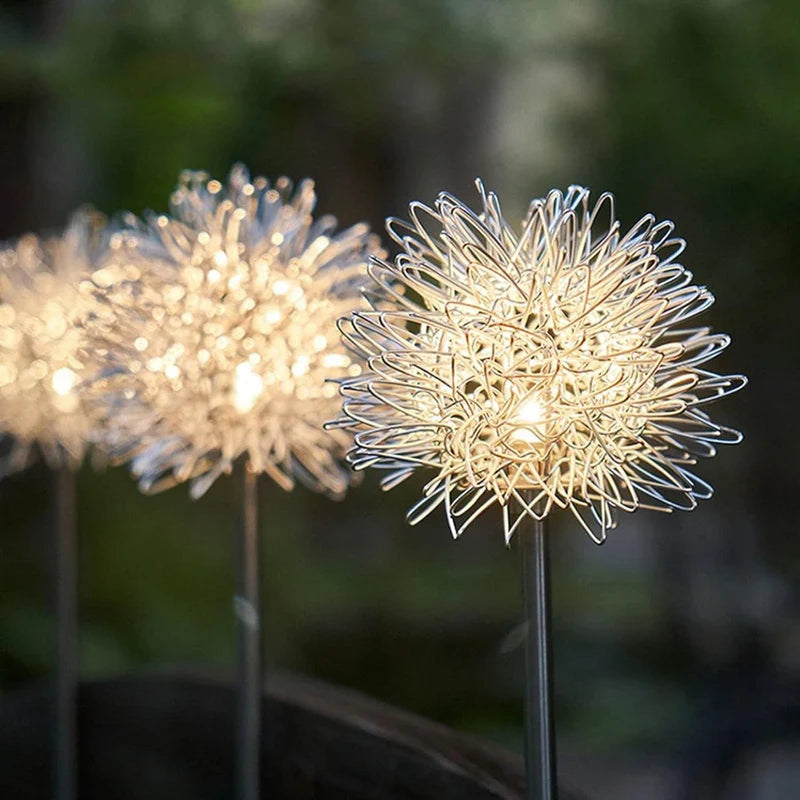 Solar Powered Dandelion Garden Lights (2 Pc