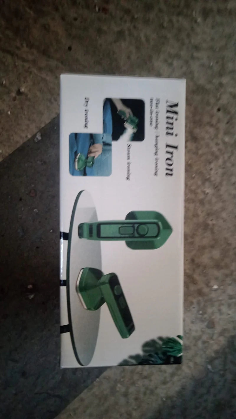 0312 Mini Steam Iron Handheld Garment Steamer for Clothes - Portable Travel Household Ironing Machine Fast Heat Up, Powerful Steam