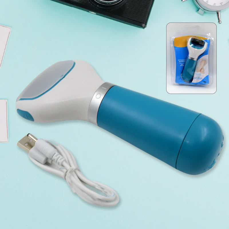 0229 Electronic Dry Foot File, Callous Remover for Feet, Electric Foot with Roller Hard and Dead Skin- Regular Coarse, baby smooth feet in minutes.